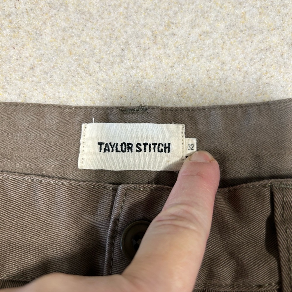 Taylor Stitch The Democratic Foundation Pant Men Size 32x27 Huckberry Brown - Picture 3 of 10